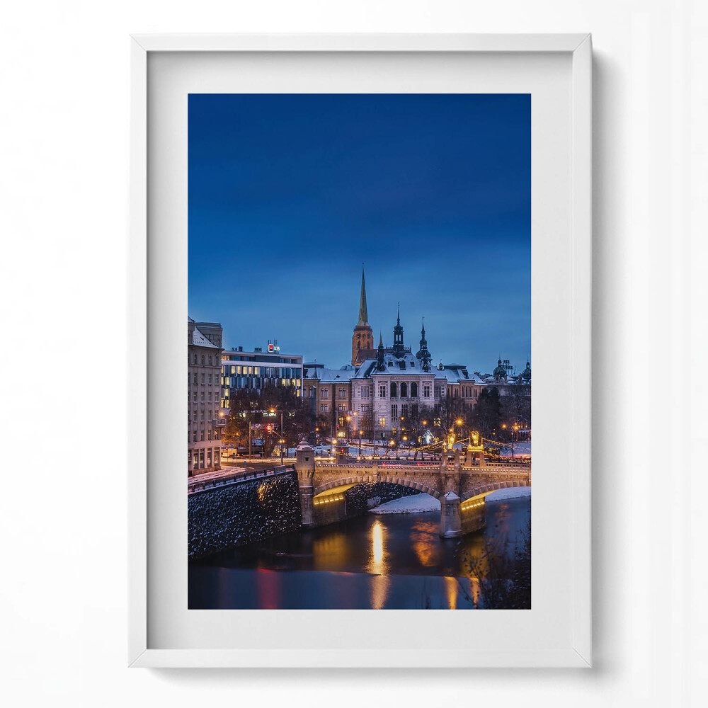 Tablou rama modern Panorama Pilsen Republica Cehă