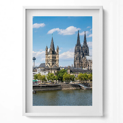 Tablou rama modern Panorama din Köln