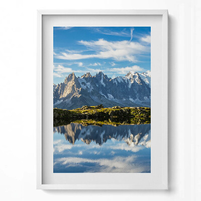 Tablou rama modern Valea Chamonix, Alpii Francezi