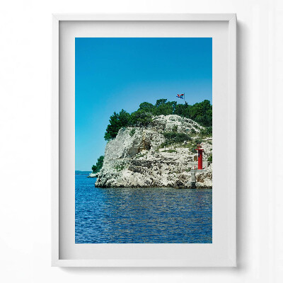 Tablou rama modern Traseu pitoresc Split Croația