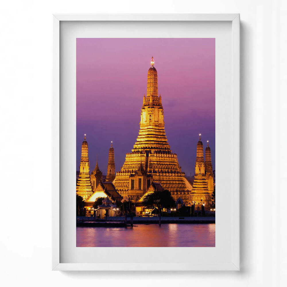 Tablou rama modern Templu în Bangkok, Thailanda