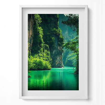 Tablou living cu rama modern Călătorii în Thailanda