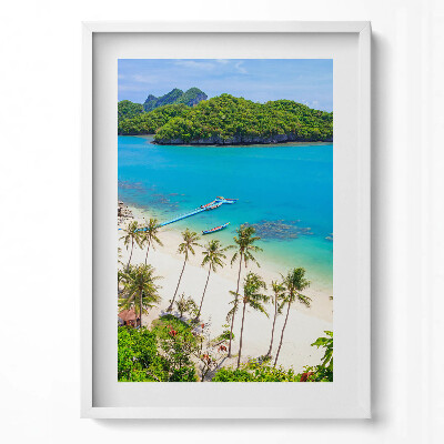 Tablou living cu rama modern Parcul Național Koh Samui, Thailanda