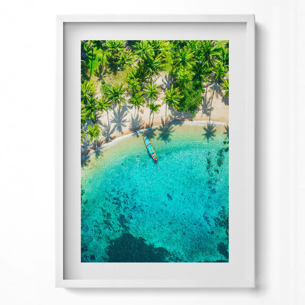 Tablou rama modern Plaja tropicală din Koh Tao