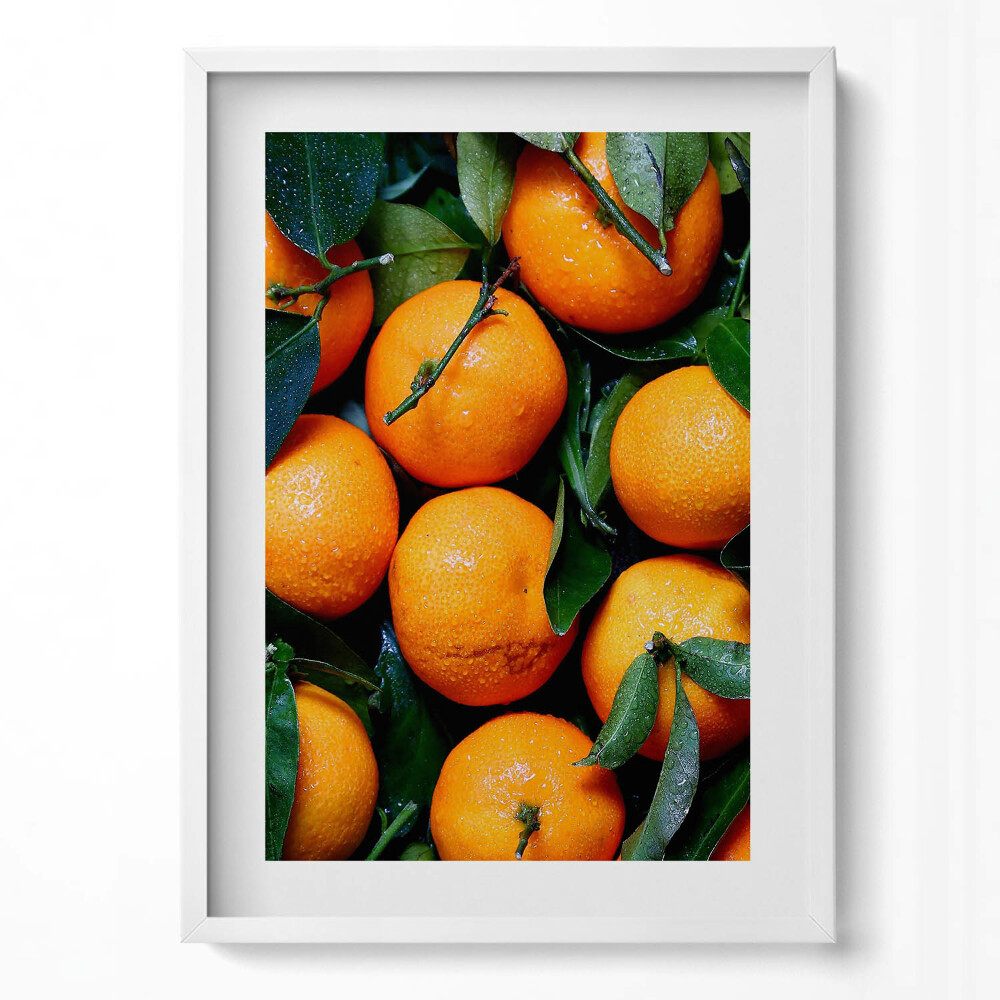 Tablou living cu rama modern Portocale siciliene zemoase