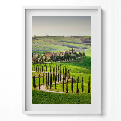 Tablou living cu rama modern Peisaj cu atmosferă italiană