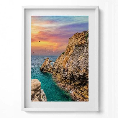 Tablou living cu rama modern Peisaj de stâncă în La Quebrada Venezuela