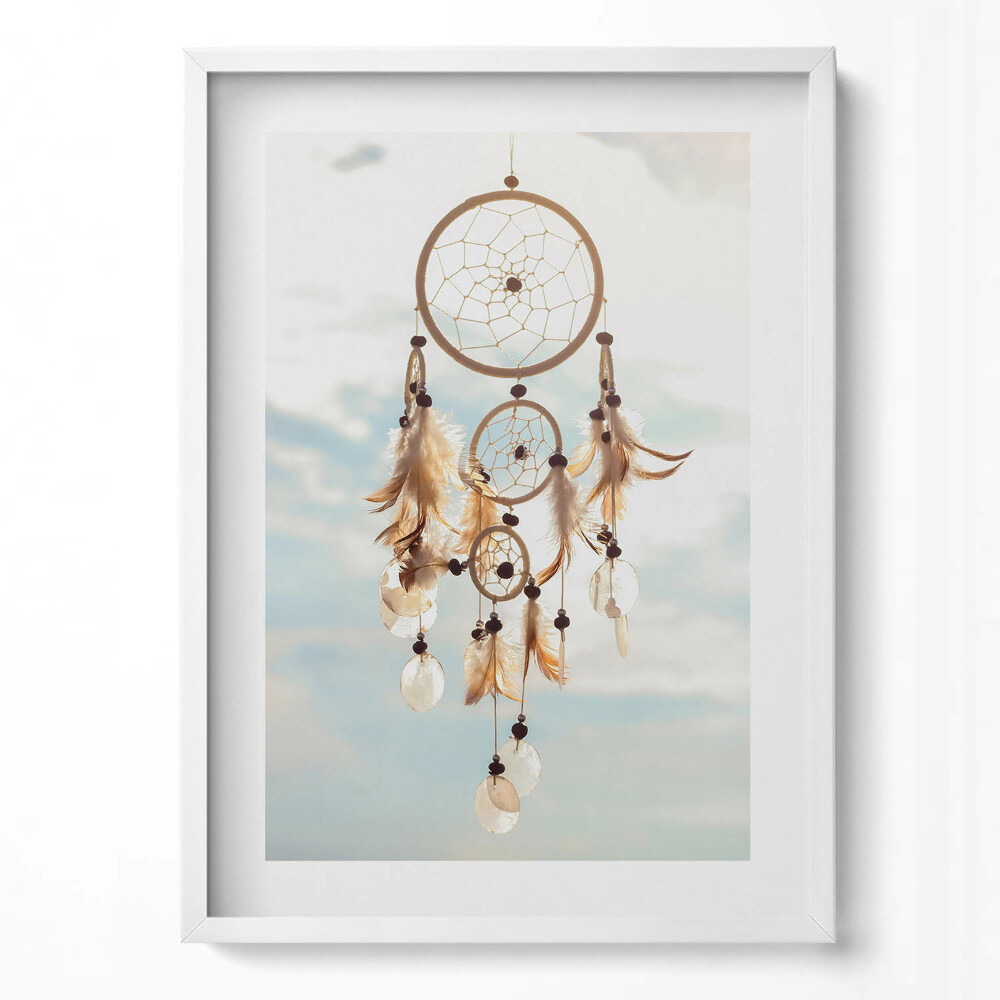 Tablou rama modern Captator de vise boho pe cer