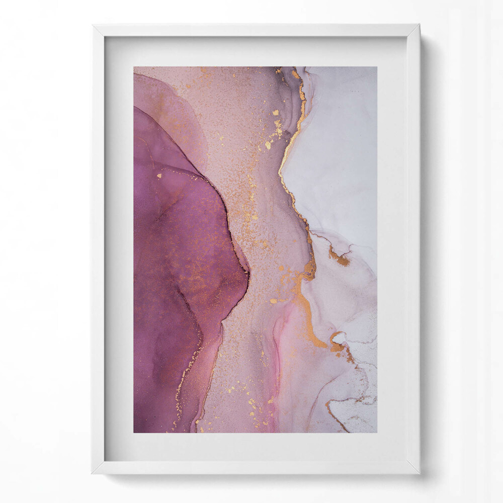 Tablou rama modern Abstracție fluidă și delicată