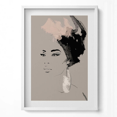 Tablou rama modern Portret abstract al unei femei