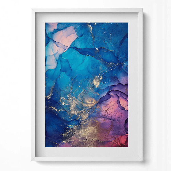 Tablou living cu rama modern Vitralii abstracte