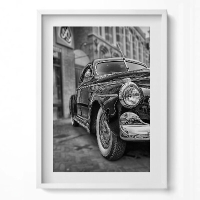 Tablou living cu rama modern Mașină clasică veche