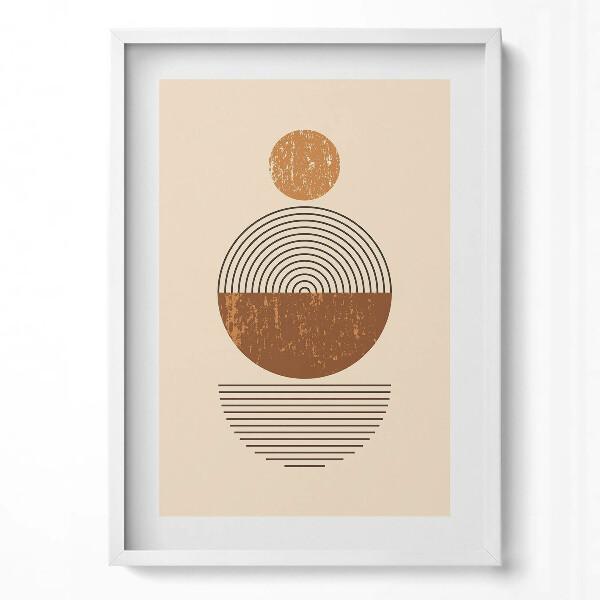 Tablou rama modern Artă boho geometrică