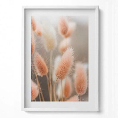Tablou rama modern Ierburi boho pufoase și delicate
