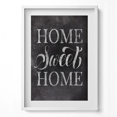 Tablou living cu rama modern „Indicator de apartament «acasă, dulce casă»”