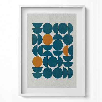 Tablou living cu rama modern Compoziție geometrică