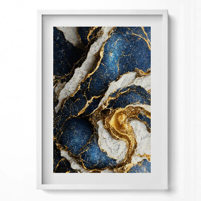 Tablou rama modern Textură abstractă glamour cu aur