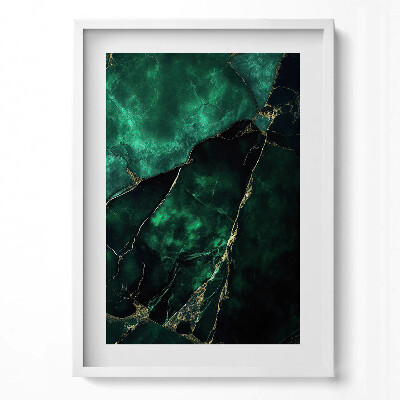 Tablou living cu rama modern Frunze liniare de ginkgo în stil boho