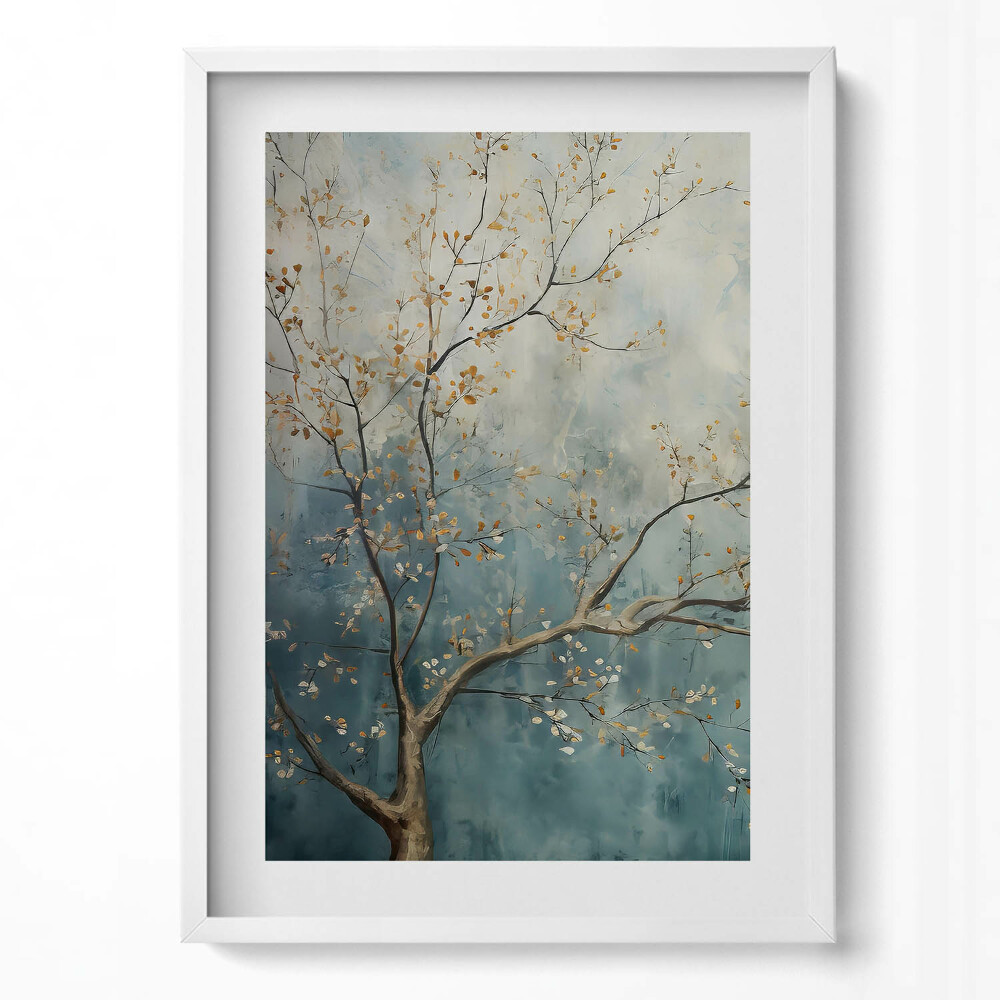 Tablou rama modern Ramuri de copac pictate