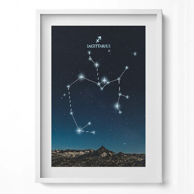 Tablou rama modern Constelația zodiacală Săgetător