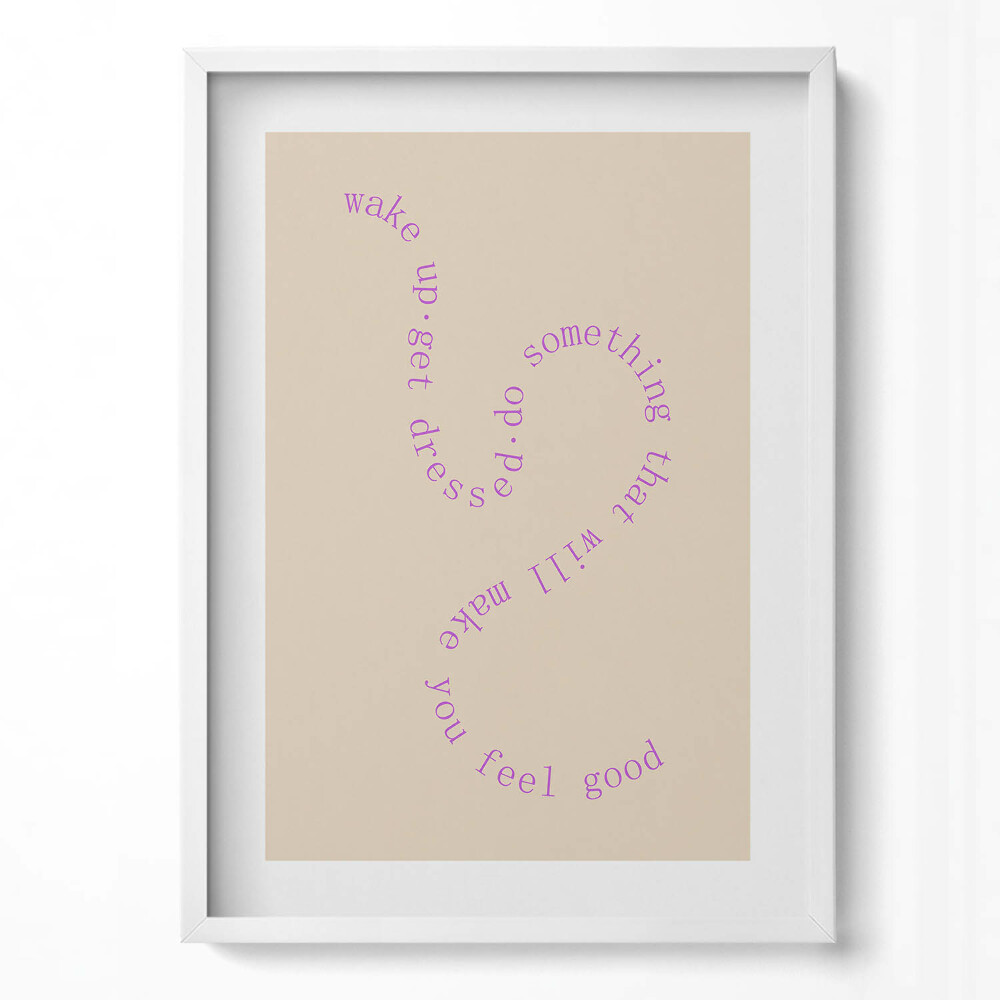 Tablou living cu rama modern Citat motivațional și inspirațional