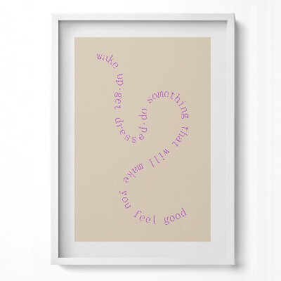 Tablou living cu rama modern Citat motivațional și inspirațional