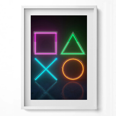 Tablou rama modern Simboluri ale jucătorilor - simboluri pe consola