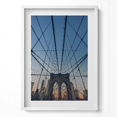 Tablou rama modern Arhitectură Podul Brooklyn din Londra