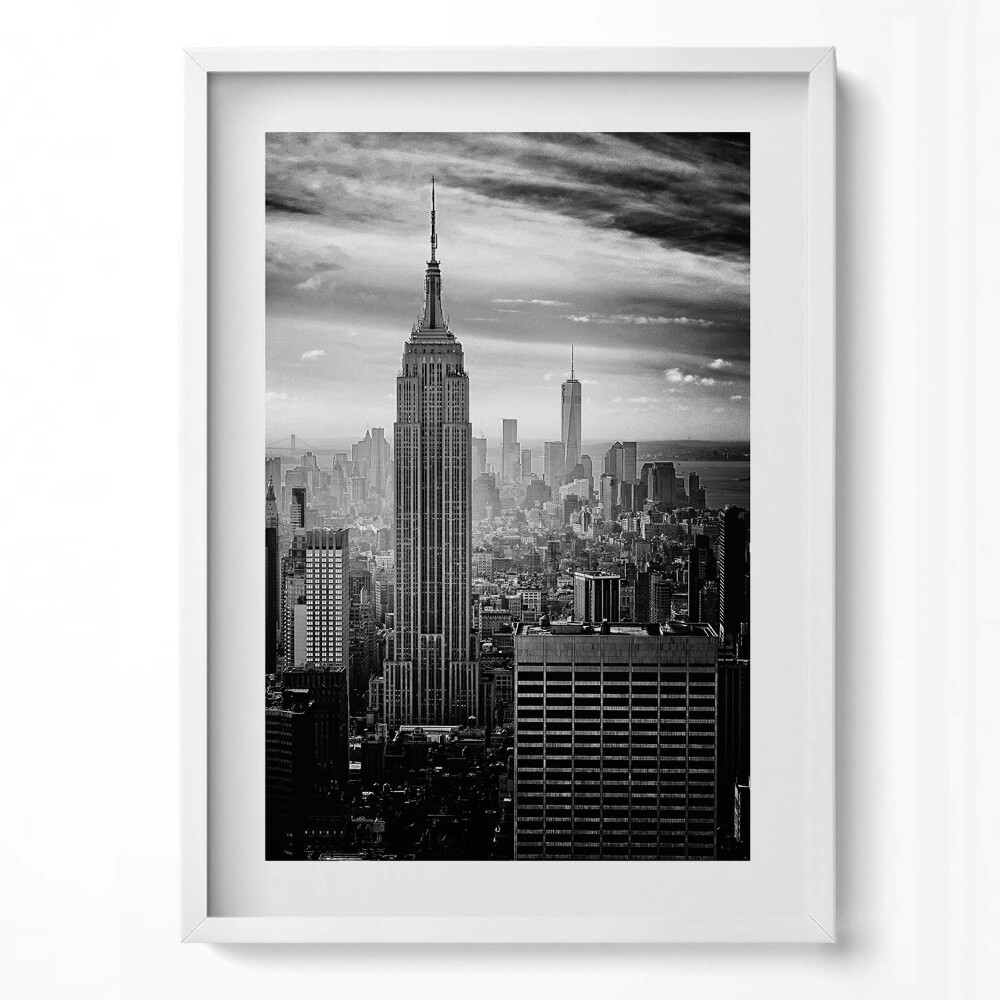 Tablou living cu rama modern Clădiri din New York