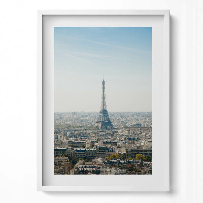 Tablou rama modern Panoramă Turnul Eiffel Paris Franța