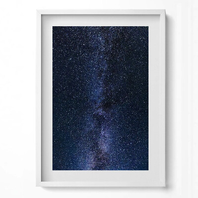 Tablou rama modern Fotografie cu spațiu și stele