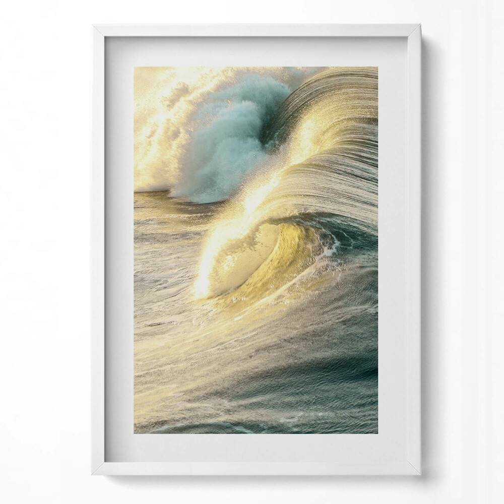 Tablou rama modern Valurile mării în lumina soarelui