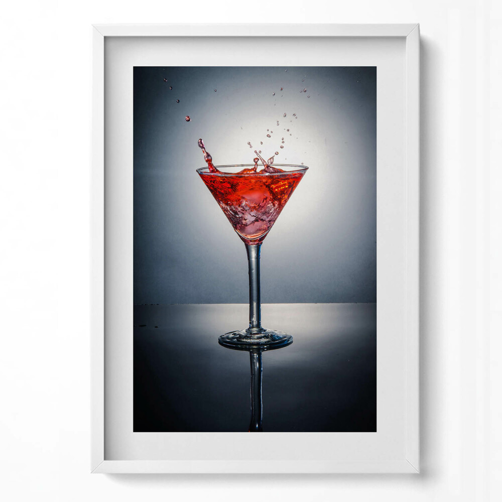 Tablou rama modern Pahar de Martini