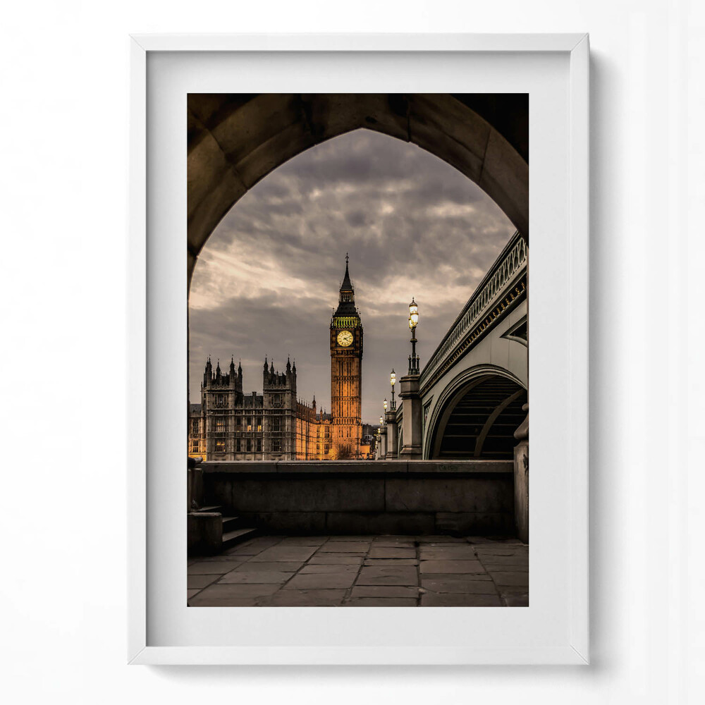 Tablou rama modern Vedere a Big Ben-ului din Londra