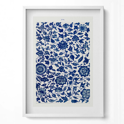 Tablou rama modern Model floral vintage