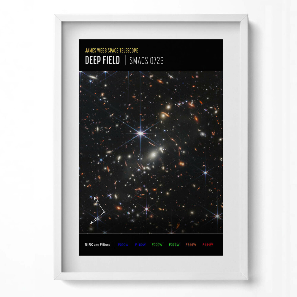 Tablou living cu rama modern Poster cu tematică spațială, fotografie NASA