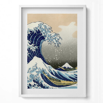 Tablou rama modern Marele Val de lângă Kanagawa