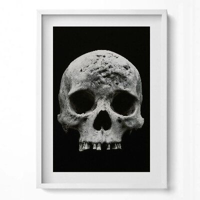 Tablou living cu rama modern Schelet de craniu uman