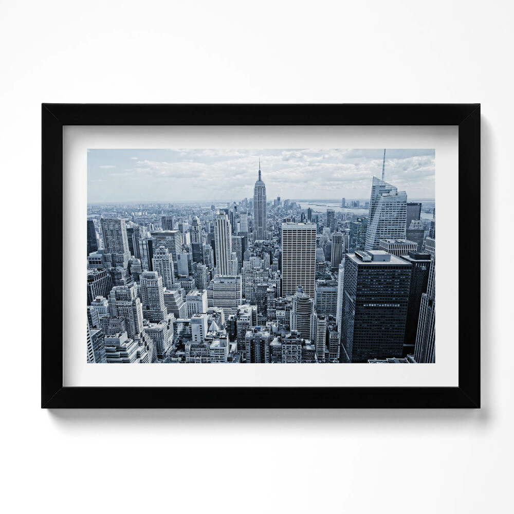 Tablou living cu rama original Vedere a orașului New York