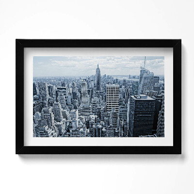 Tablou living cu rama original Vedere a orașului New York
