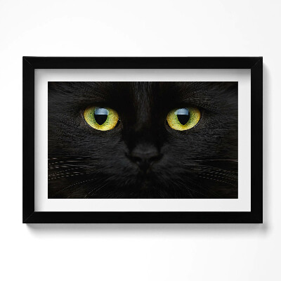 Tablou rama original Ochi de pisică animale