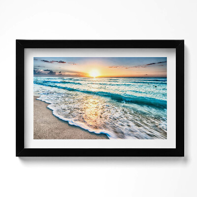 Tablou rama original Nisip de mare pe plajă