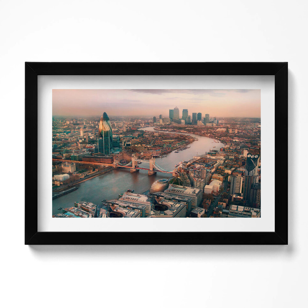 Tablou rama original Londra din perspectivă