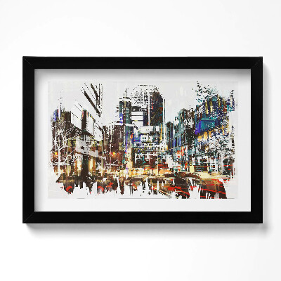 Tablou living cu rama original New York - un oraș plin de viață