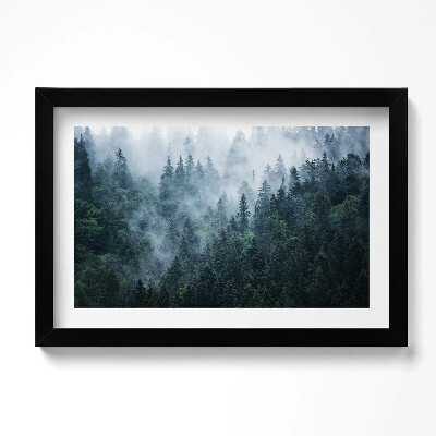 Tablou rama original Peisaj montan încețoșat