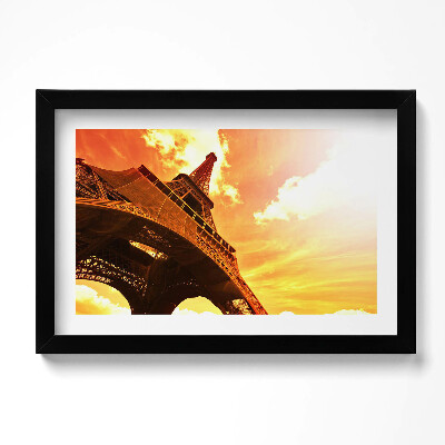 Tablou rama original Atracția Turnului Eiffel din Paris