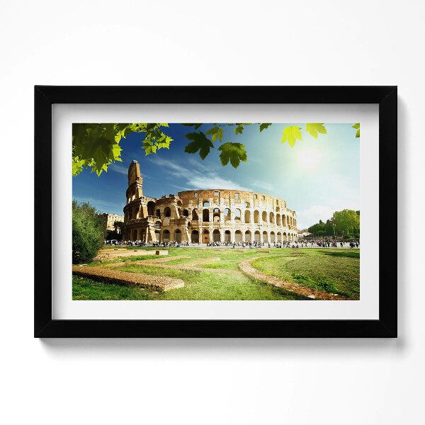 Tablou living cu rama original Colosseumul roman