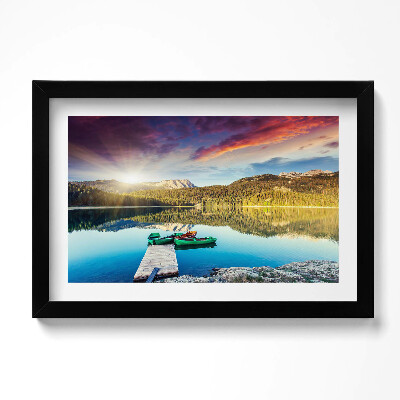 Tablou rama original Peisaj fluvial