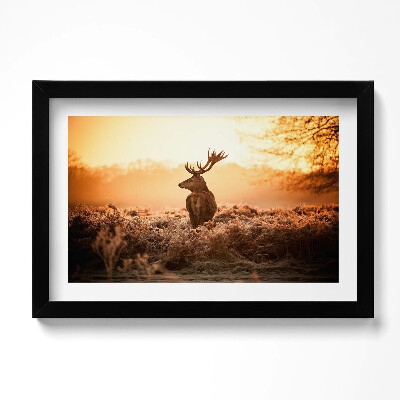 Tablou rama original Cerb la răsărit