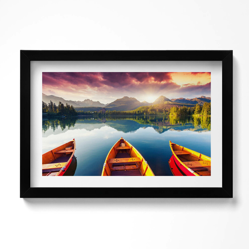 Tablou rama original Parcul Național Strbske Pleso Slovacia